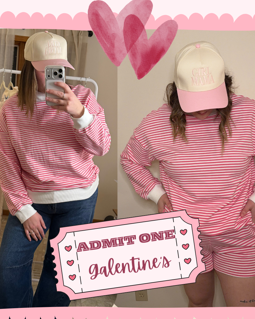 Flamingo Pink Striped Short Set