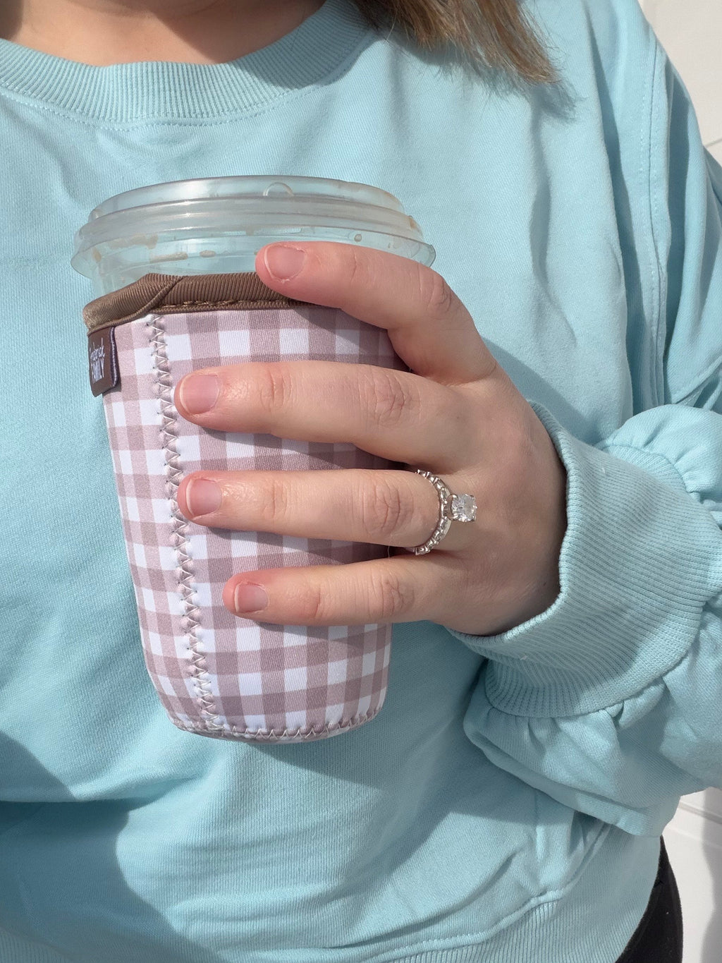 Gingham Girl Drink Sleeve