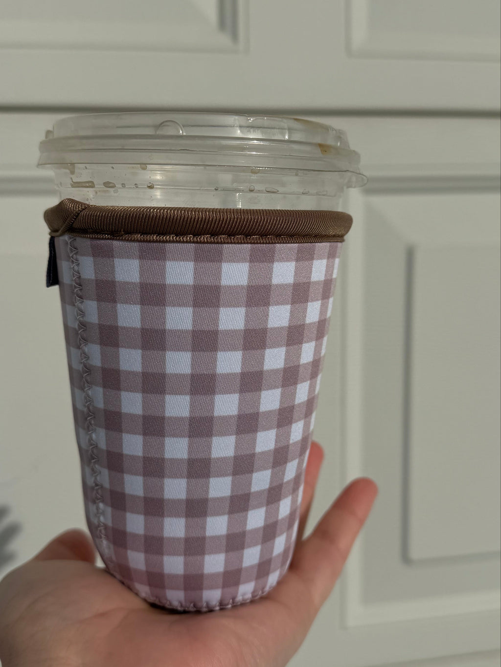 Gingham Girl Drink Sleeve