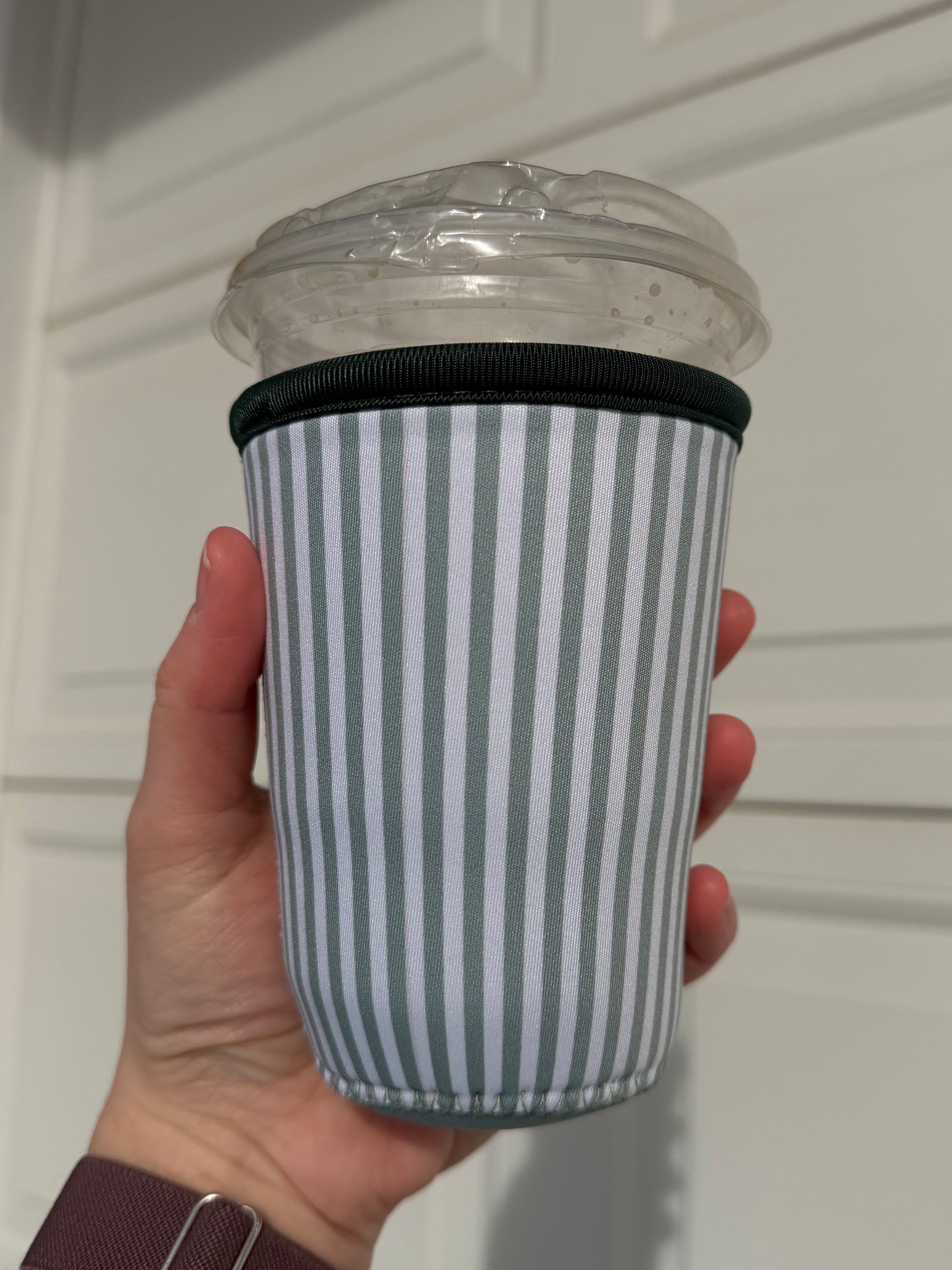 Green Queen Striped Drink Sleeve