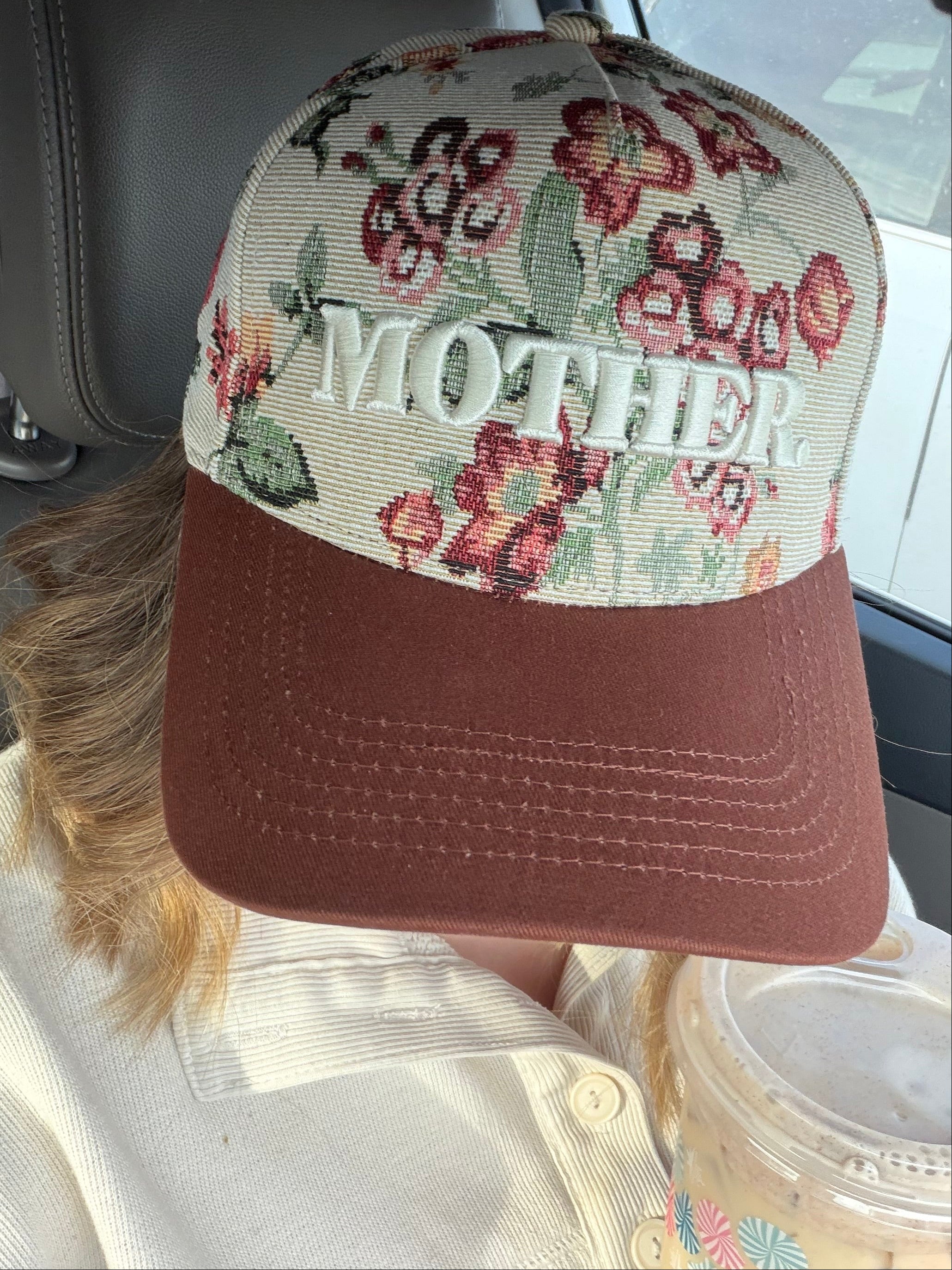 MOTHER. Vintage Floral Trucker Hat