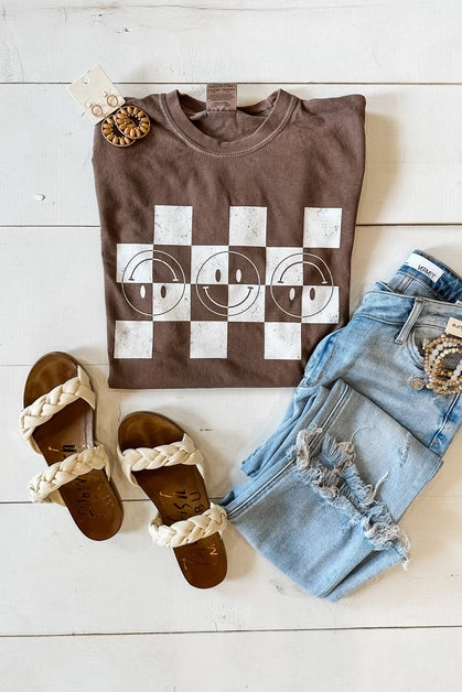 Espresso Smiley Tee